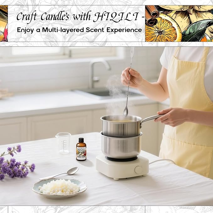 HIQILI Gilded Ylang Fragrance Oil for Making Candle, Inspired by Di's J'Adore, Car Air Freshener, Luxury Scents for DIY Women Perfume - 1.0 Fl Oz(Pack of 1)