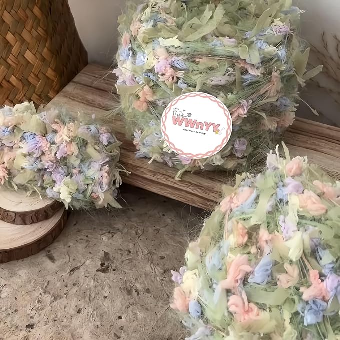 Artisanal Yarn Fancy Yarn Multifiber Blended Yarn Novelty Colorful Soft