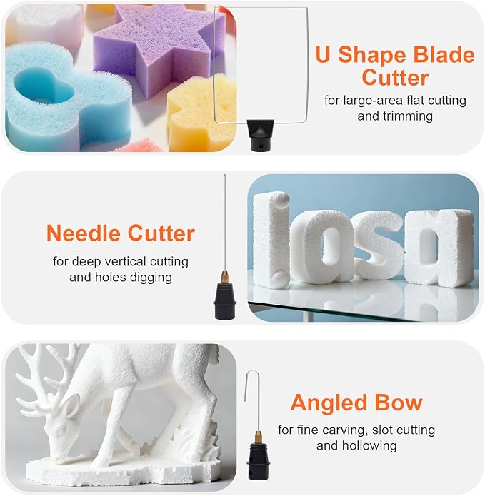 3 in 1 Foam Cutter Hot Wire Cutter with 3 Cutting Machine Pen