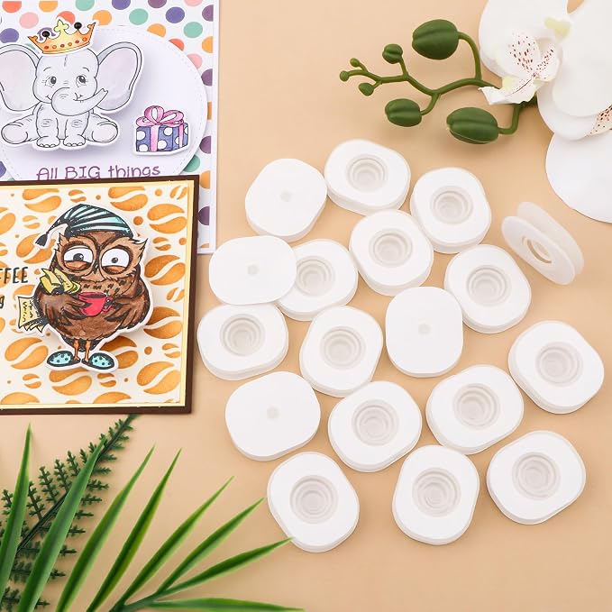 BAOFALI 30Pcs/Set 1.25" x 1.5" Mini Action Wobbles,Self-Adhesive Springs,Small Wobblers Movers for Card Making DIY Scrapbooking Arts Projects Handmade Crafts Scrapbooking Embellishments