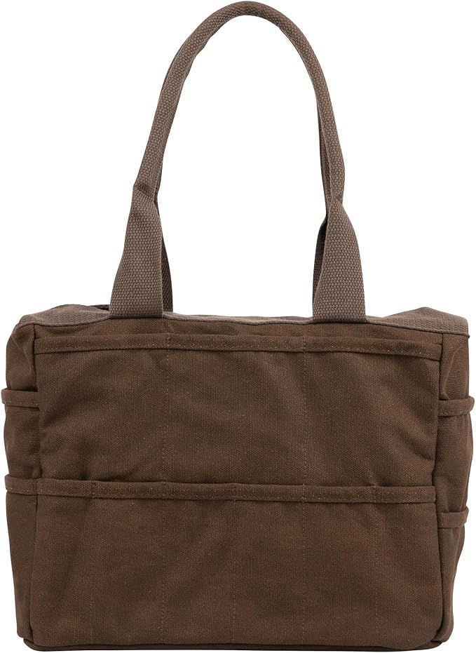 Soolla Studio Bag: Art Supply Storage Organizer & Pottery Tool Bag, Washable Tote, Yarn Bag, Crochet, 30 Pockets, 15+ Colors