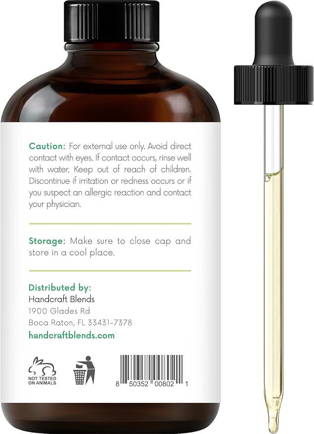 Handcraft Blends Peppermint Essential Oil – Huge 4 Fl Oz – 100% Pure and Natural – Premium Grade Essential Oil for Diffuser and Aromatherapy, Skin, Massage, Candle and Soap Making Fragrance