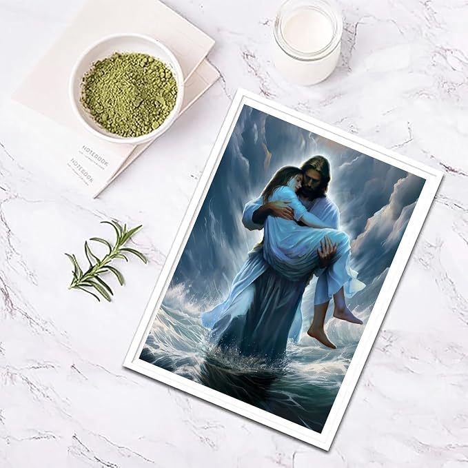 Diamond Art Kits for Adults,Jesus Easter Religion Christ Diamond Painting
