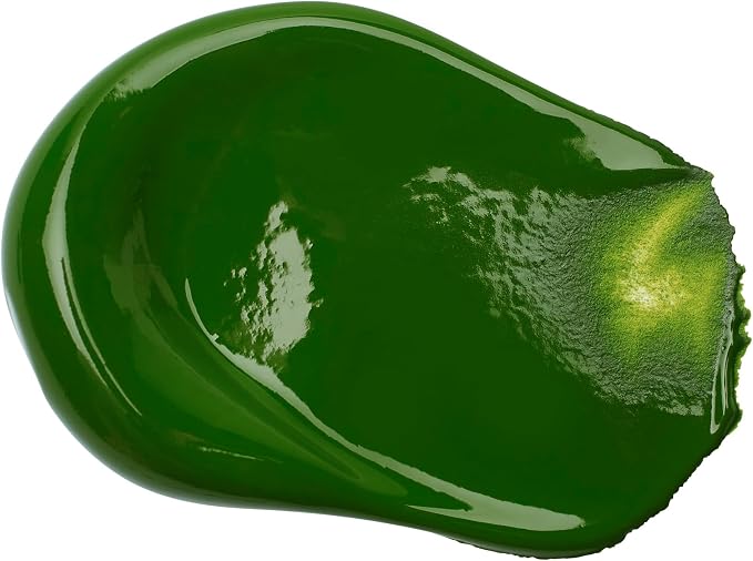 Liquitex BASICS Acrylic Paint, 13.5-oz Bottle, Hooker’s Green Hue Permanent | Medium Viscosity, Satin Finish, Lightfast, Fine Art Pigments, Range of Opacities, Easy Blending