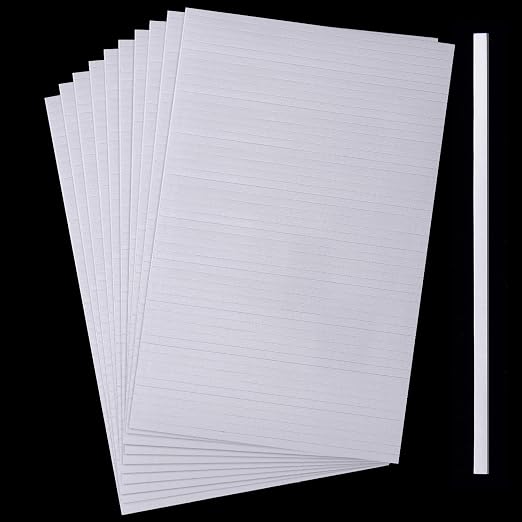 Outus 1000 Pcs Foam Strips with Adhesive, Double Sided Foam Tapes, 3.9 Inch