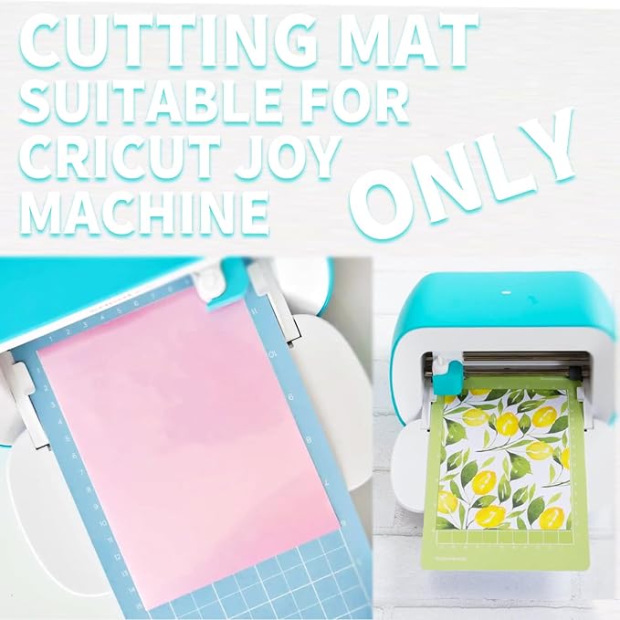 THANMAO 4.5" x 12" + 4.5" x 6.5"Cutting Mat，Blue Light Grip/Green Standard Grip/Purple Strong Grip, Adhesive Cutting Mats，Accessories for Cricut Joy（6 Pack）