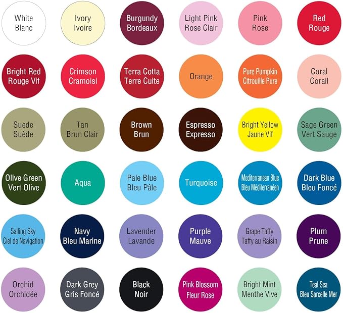 Craft Smart 36 Assorted Acrylic Paint Set - Non-Toxic Paint For Drawing, Painting, Art & Crafts Supplies - 1 Pack