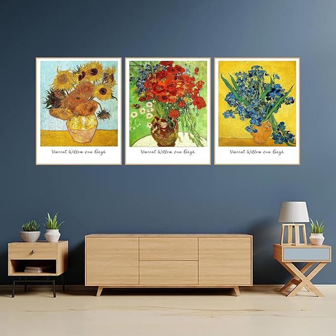 3 Pack Van Gogh Diamond Art Kits for Adults Diamond Painting Kit Beginner