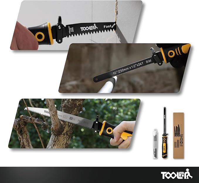 8-In-1 Multi Blades Hand Saw, Drywall, Hacksaw, Jab Saw & Wood Cutter Tool