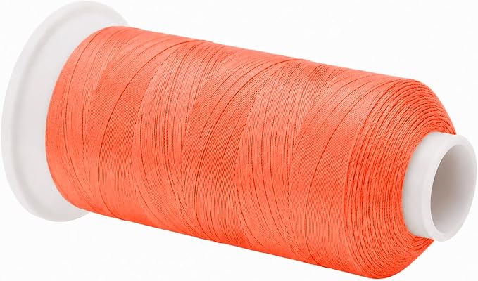 Mandala Crafts Coral Tex 70 Polyester Heavy Duty Thread for Upholstery | 1500 Yds T70 UV Resistant Strong Thread for Leather Sewing, Marine, Drapery, Jeans, Hair Weaving & Extension, Outdoor