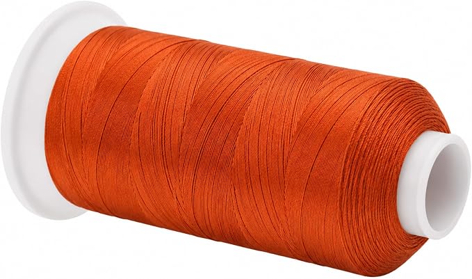 Mandala Crafts Rust Tex 70 Polyester Heavy Duty Thread for Upholstery | 1500 Yds T70 UV Resistant Strong Thread for Leather Sewing, Marine, Drapery, Jeans, Hair Weaving & Extension, Outdoor