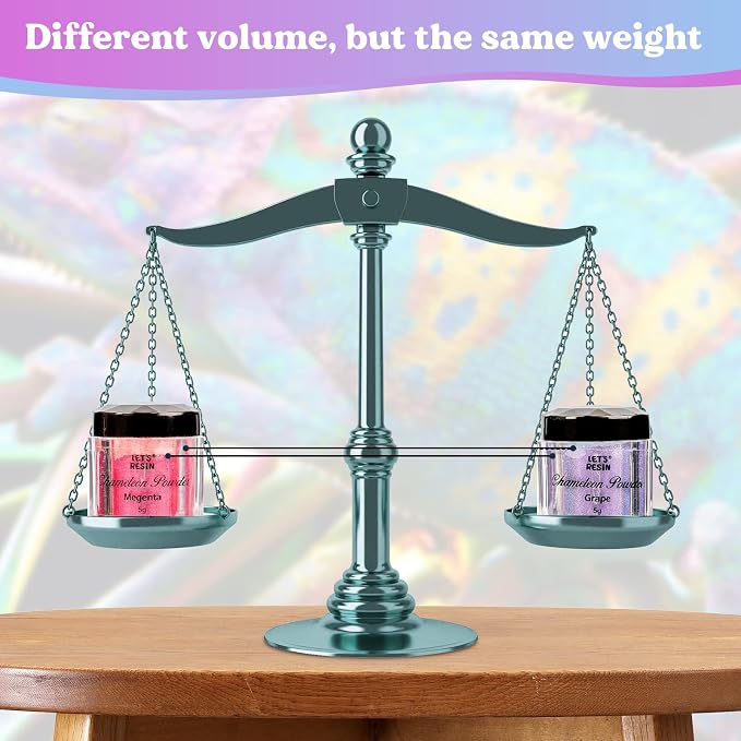 LET'S RESIN Chameleon Mica Powder, 10 * 5g Color Shift Mica Powder