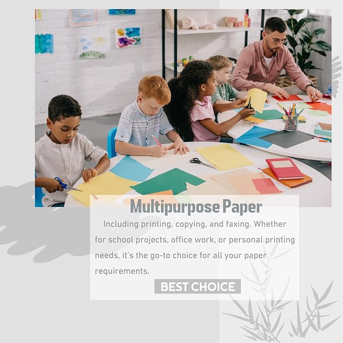 Colored Print&Copy Paper 8.5x11 Inches,180 Sheets 9 Colors Pastel A4 Printer Paper 20 lb/90GSM Colored Multipurpose Computer Pastel Paper for Office Printer School Cutting DIY