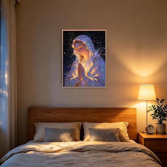 Leatrice 5D Religious Diamond Painting Kits for Adults 11.8x15.7 Inches