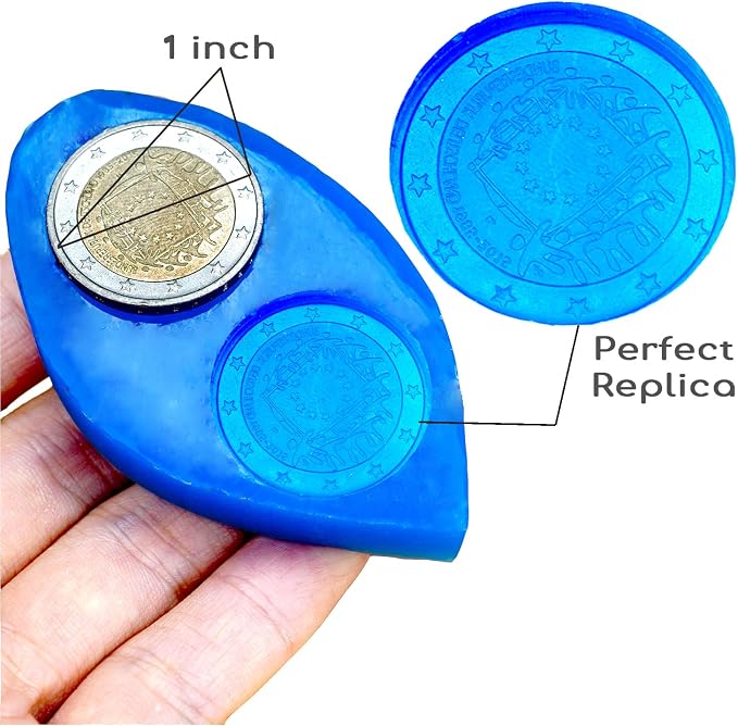 BBDINO Silicone Mold Making Kit Liquid Platinum 30A 2.42 Lbs Sapphire Blue | 3h Quick Cure Self Degassing Molding Silicone Rubber 1:1 Mixing Ideal for Silicon, Resins, Soap, Concrete, Wax Mold-Casting