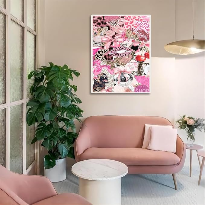 3 Pack Pink Diamond Art Kits for Adults Diamond Painting Kit for Adults