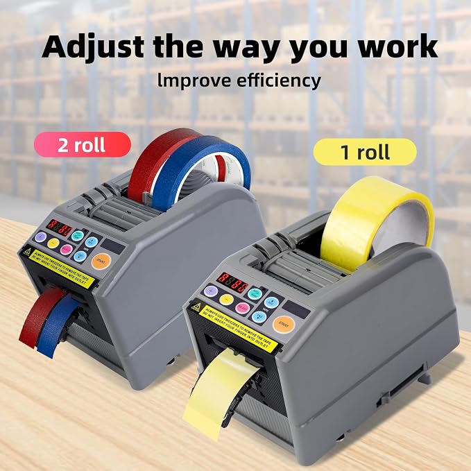 Ribbon Cutting Machine, 39.9 Inches Advanced Automatic Tape Dispenser, Ideal for Shipping, Gift Wrapping, Schools, Restaurants, Businesses, Homes