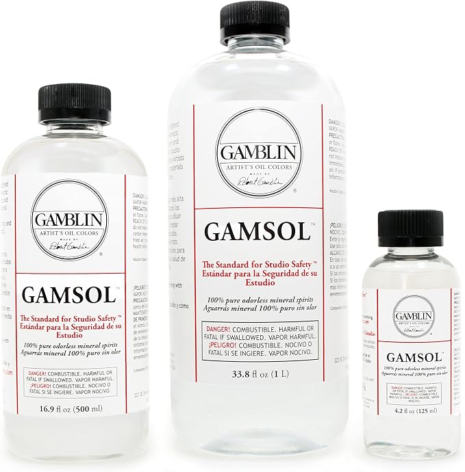 Artists' Grade Gamsol Oil Color Size: 1 Liter, 33.8 Fl. Oz.