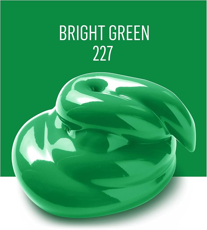 FolkArt Acrylic Paint in Assorted Colors (2 oz), 227, Bright Green