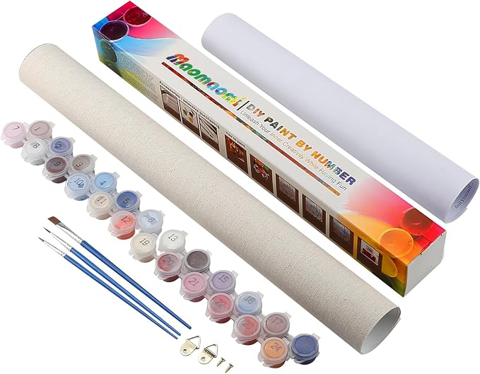 Paint by Numbers DIY Acrylic Painting Kit for Kids & Adults Beginner – 16" Wx20 L Colorful Horse Pattern