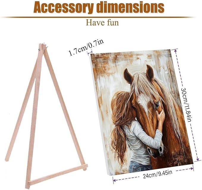 WUDWL Paint by Numbers Kit for Adults Beginner, with Framed