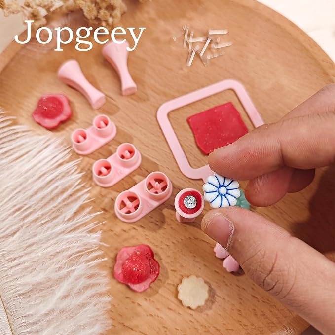 Stud Post Embedding Tool Set for Polymer Clay Earring, Polymer Clay Tools