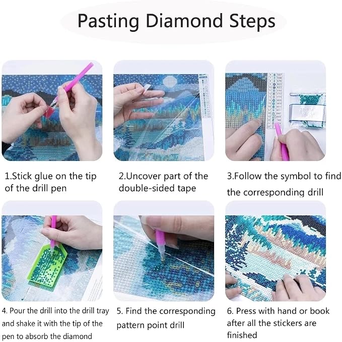 Hummingbird Diamond Painting Kits for Adults - Stained Glass Diamond Art Kits for Adults Beginner, DIY Full Drill Diamond Dots Paintings with Diamonds 5D Gem Art and Crafts Home Wall Decor 14x14inch