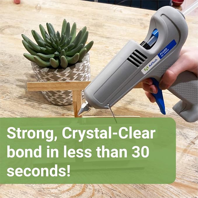 AdTech Crystal Clear Hot Glue Gun Sticks (W220-14ZIP50) – All-Purpose Glue Sticks for Crafting, Scrapbooking & More. 50 Pieces. Length: 4” Diameter: .44”. (Pack of 2)