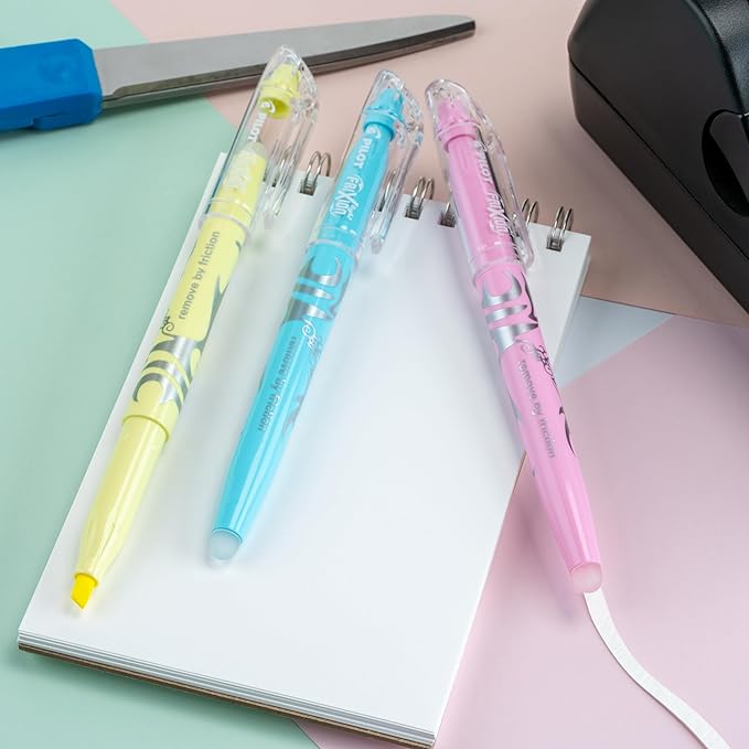 PILOT FriXion Light Pastel Collection Erasable, Assorted Color Inks, 5-Pack