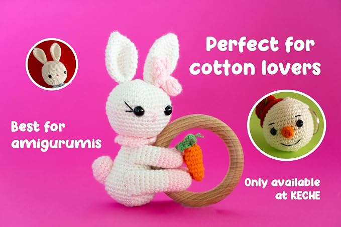 Cotton Yarn - 100% Cotton Yarn for Crocheting and Knitting, Mercerized Cotton Amigurumi Yarn Fine-Sport 2 1.76 oz (50g) / 136 Yrds (125 m) 2 Skeins - ICE Blue
