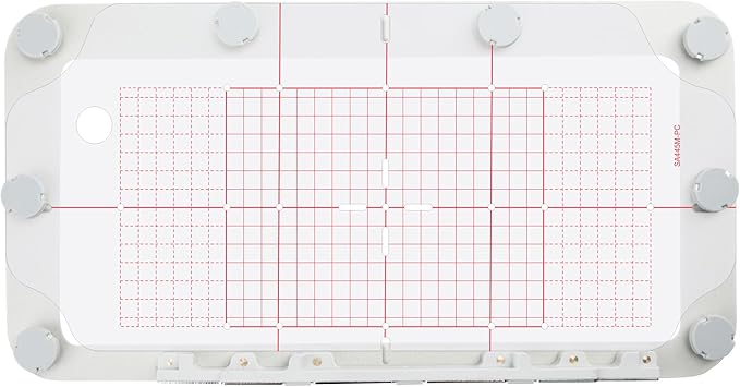 Sew Tech Magnetic Embroidery Hoop for Brother, 5x12in 130x300mm Round SA445 | Fits PE900 SE2000 PE800 PE780D PE770 PE700 SE2100 SE1950 SE1900 NS1250E NS2850D Brother; Baby Lock Bloom Accord Ellure