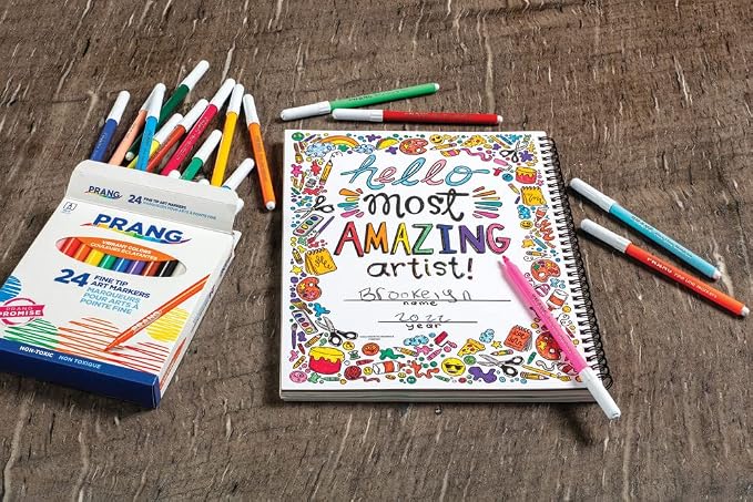Prang Amazing Artist Sketch Book By Cassie Stephens, White