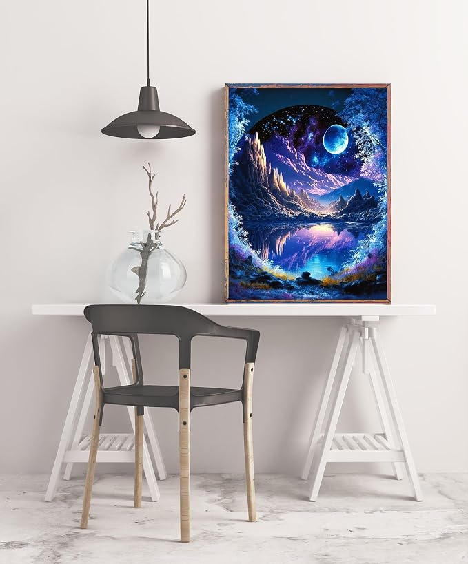5D Diamond Painting Kits for Adults, Landscape Diamond Art Kits for Adults