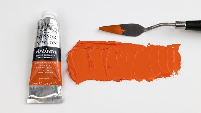 Winsor & Newton Artisan Water Mixable Oil Paint Set, 10 x 37ml Tubes | Clean with water; no solvents needed. Color depth, lightfastness, opacity/transparency are the same as traditional oils.