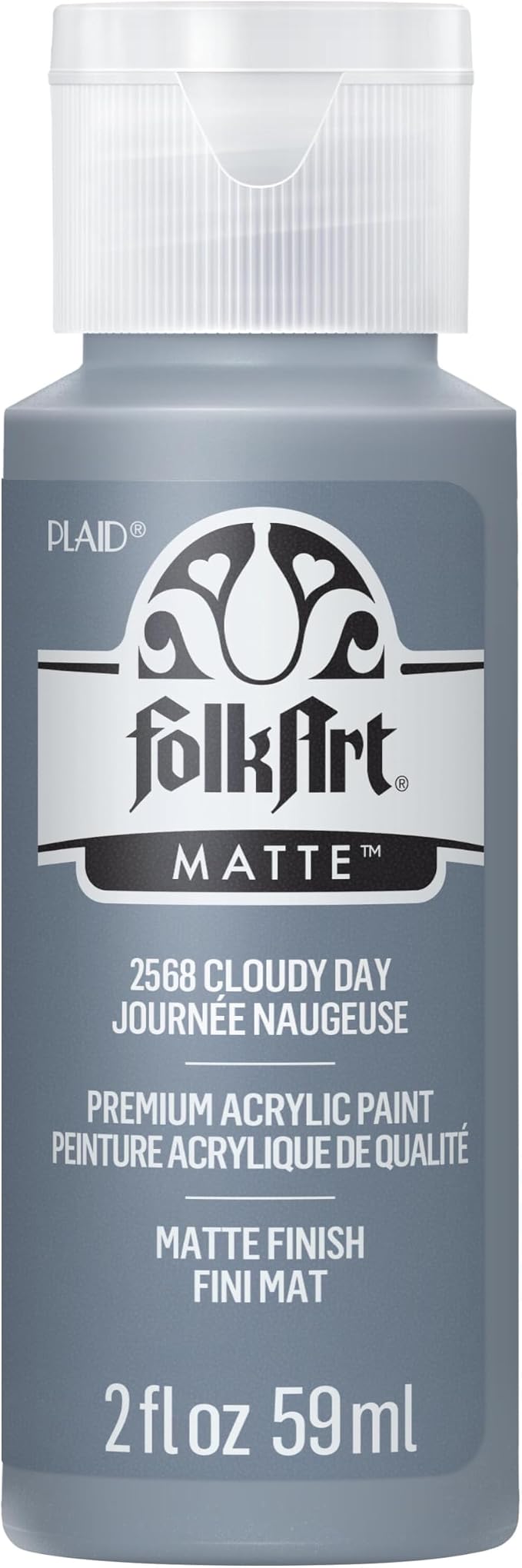 FolkArt 2568 Acrylic Paint, Cloudy Day 2 oz