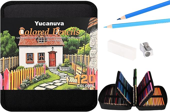 120 Colored Pencils for Adult Coloring Books,Perfect for Coloring