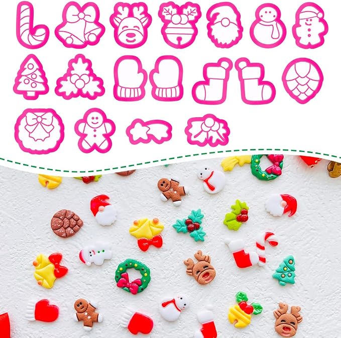 Holiday Theme Polymer Clay Cutters Set – Molds, Clay Cutters for Polymer Clay, Clay Earring Cutters, Clay Tools