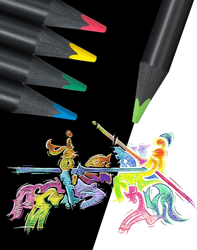 Faber-Castell Black Edition Colored Pencils, 1 Count (Pack of 24)