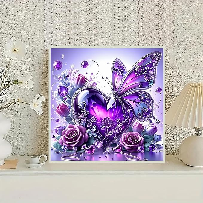 Butterfly Diamond Art Kits for Adults 12 x 12inch