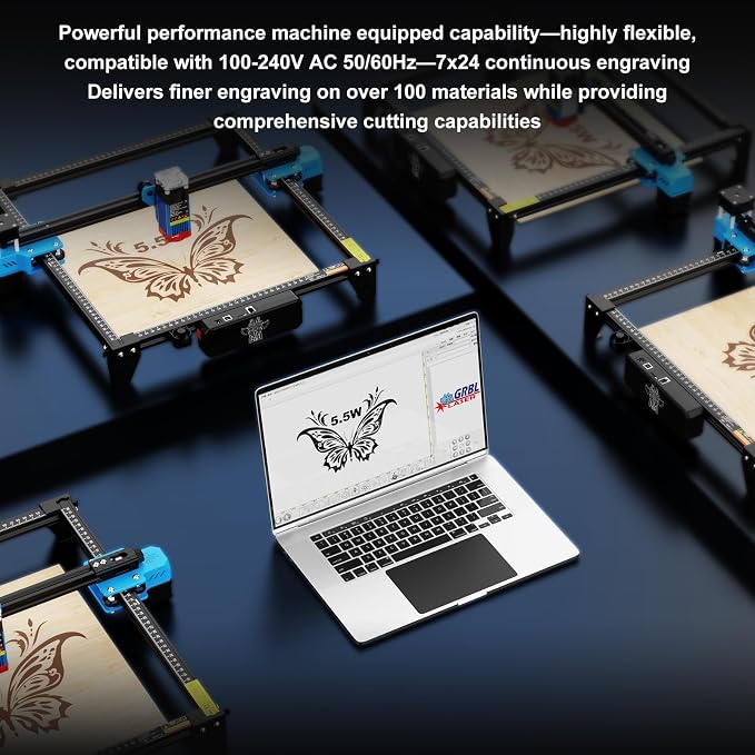 Twotrees TTS-55 Pro Laser Engraver 5500mW Laser Engraving Machine