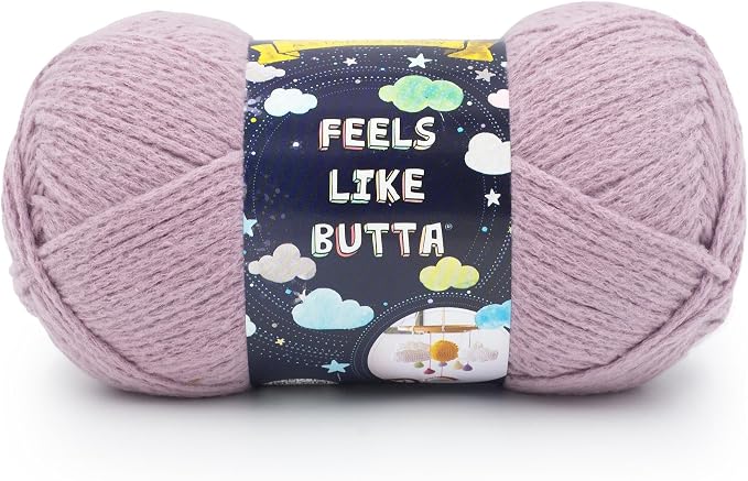 Lion Brand Yarn, Feel Like Butta Velvety Soft Yarn for Knitting, Crochet, and Crafts, Quail, 1 Pack, Chenille Like Fiber for Plush Baby Blankets, Amigurumi Toys, and Worsted Weight Sweaters | Buttery Soft Machine Washable Worsted Weight Knit Fiber for ...