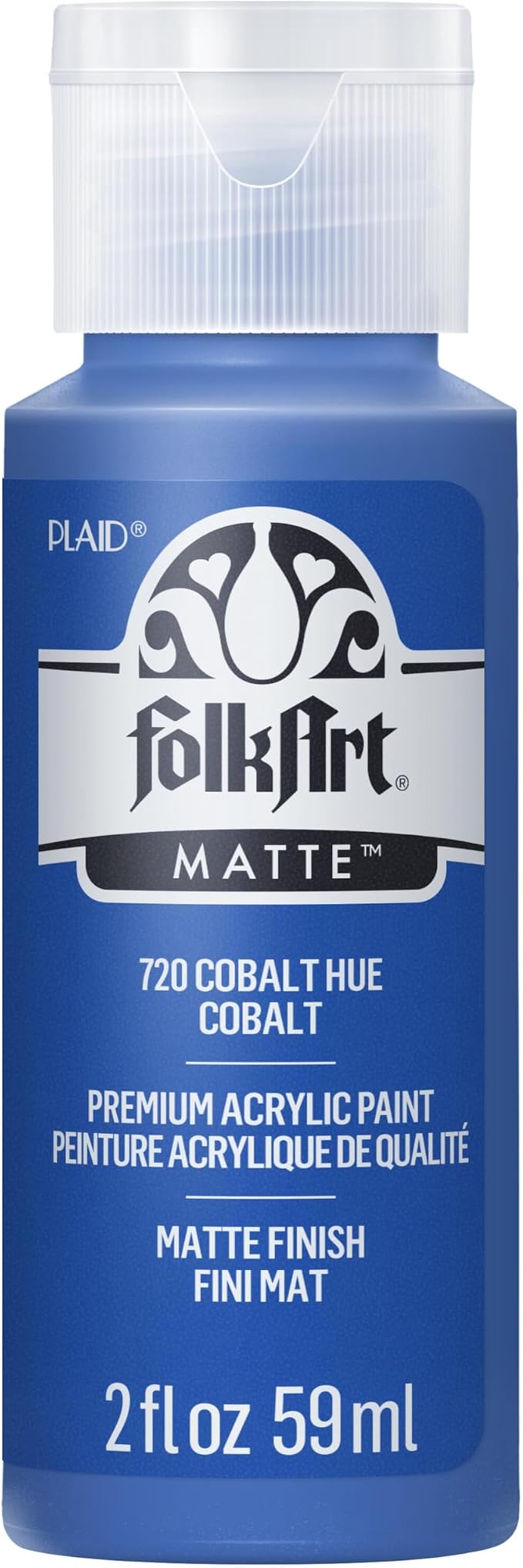 FolkArt Acrylic Paint in Assorted Colors (2 oz), 720, Cobalt