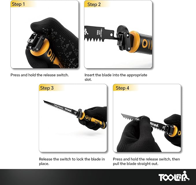 8-In-1 Multi Blades Hand Saw, Drywall, Hacksaw, Jab Saw & Wood Cutter Tool