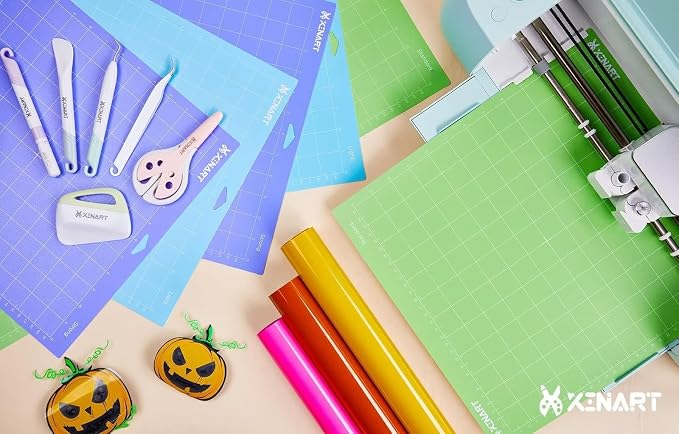 Cutting Mats for Cricut Maker 3,Explore 3,Maker,air 2,12x12 inch Standard+Light+Strong Grip 3 Mats Xinart 12x12" Variety Adhesive Replacement Cut Mats for Cricut