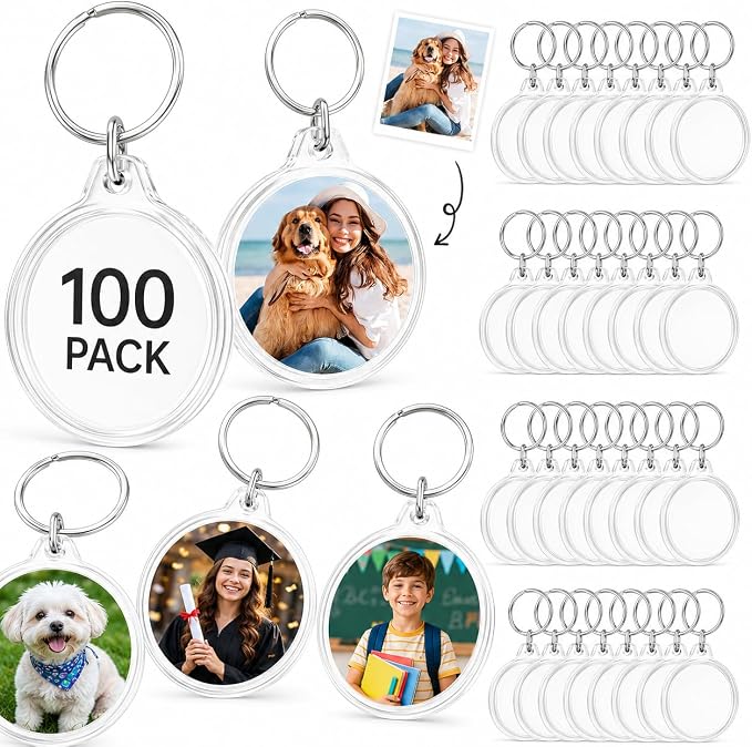 Homoyoyo Acrylic Photo Frame Keychain