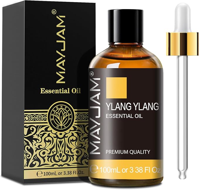 MAYJAM Ylang Ylang Essential Oil for Diffuser Soap Candle Making, 3.38FL.OZ