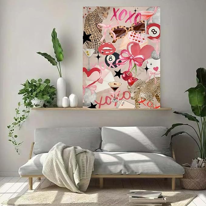 Pink Bow Diamond Art Kits for Adults Diamond Painting Kit for Adult