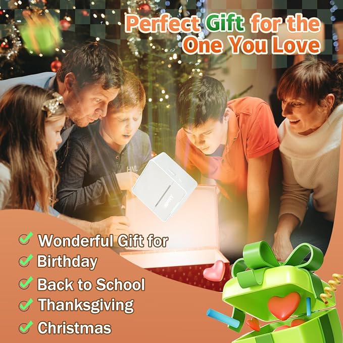 iDPRT Portable Sticker Maker Machine with 1 Roll Sticker Paper