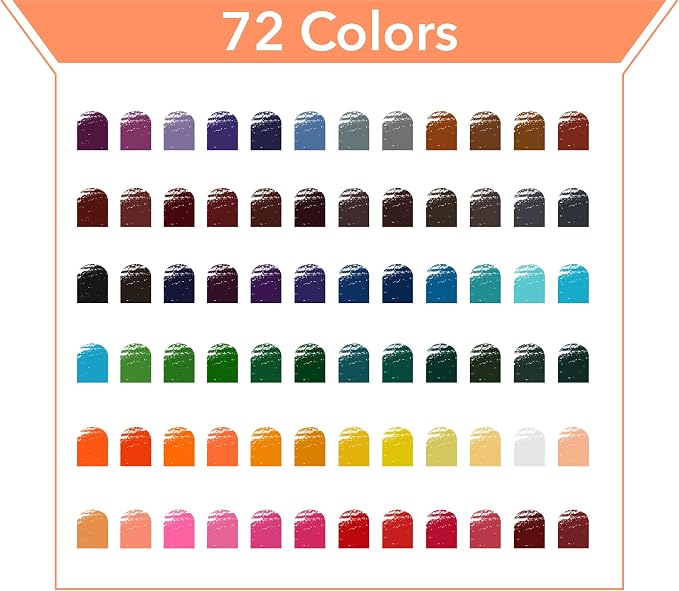 Mr. Pen- Colored Pencils, 72 Pack, Soft Core Pre-Sharpened | Color Pencils Bulk for Adult and Kids Coloring Book, Drawing, Sketching, Teacher Supplies, Classroom Prizes, Kids Party Favor