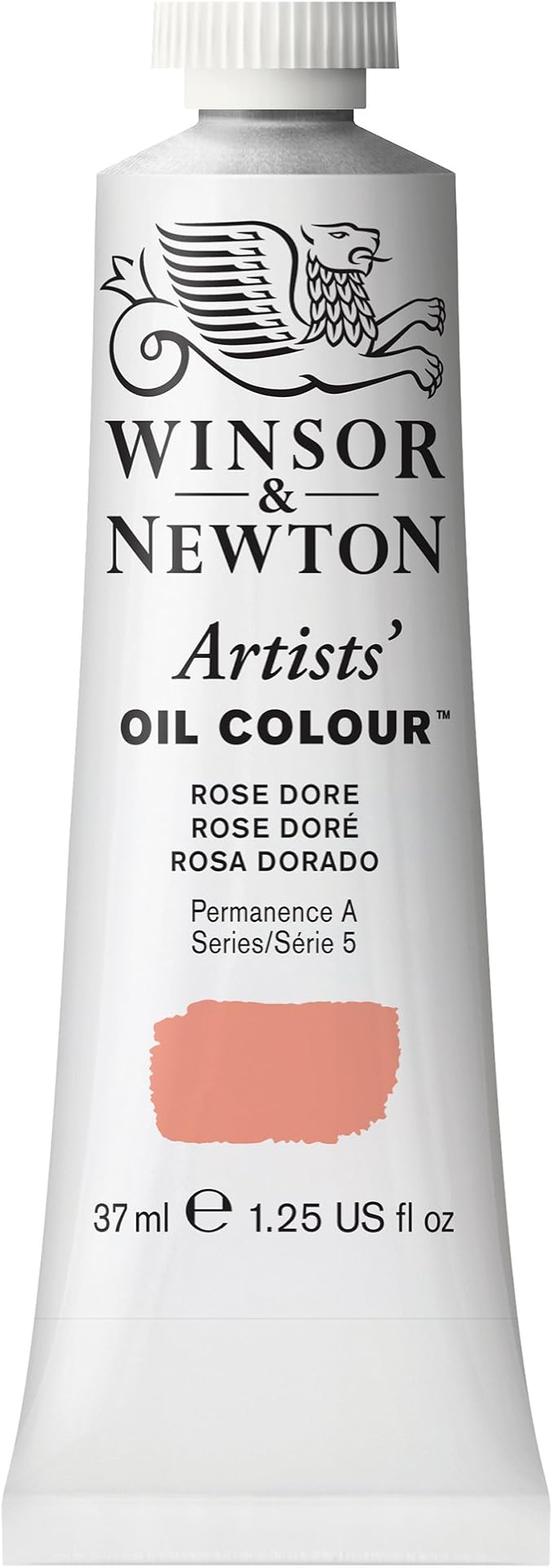 Winsor & Newton Artists' Oil Paint, 37ml Tube, Rose Dore